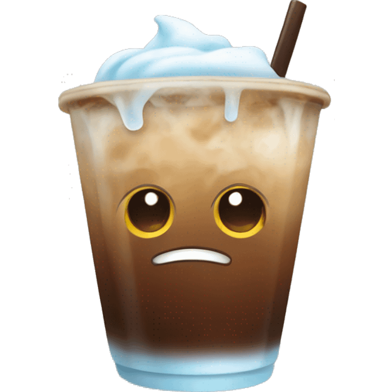 Iced coffe emoji