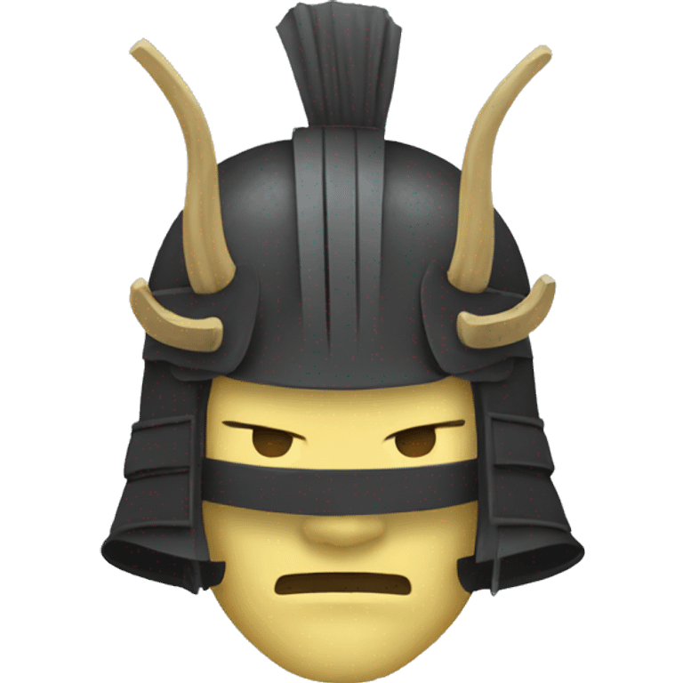 samurai helmet emoji