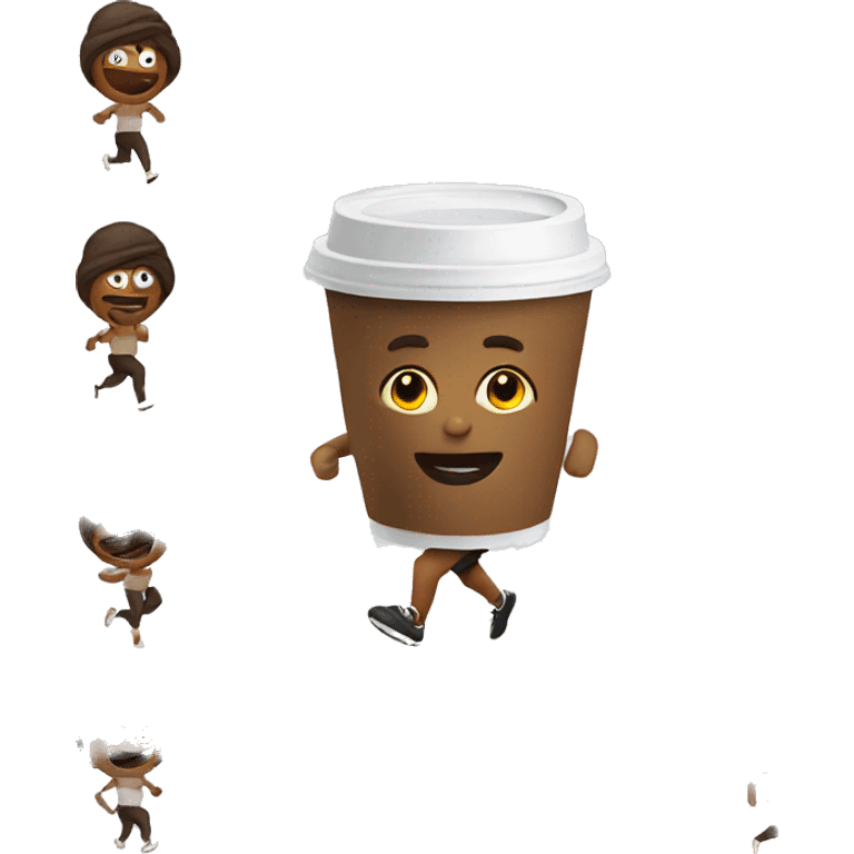 Coffee runners emoji