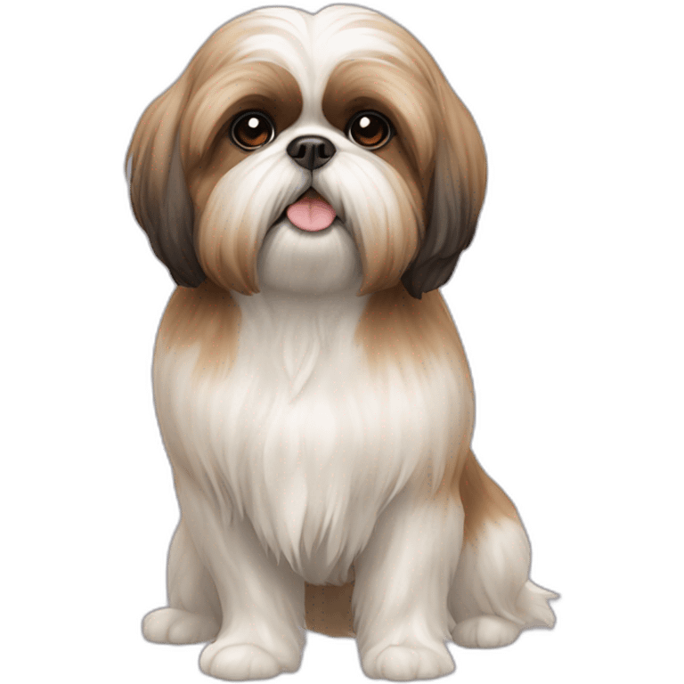 Dog Shih Tzu full-height emoji