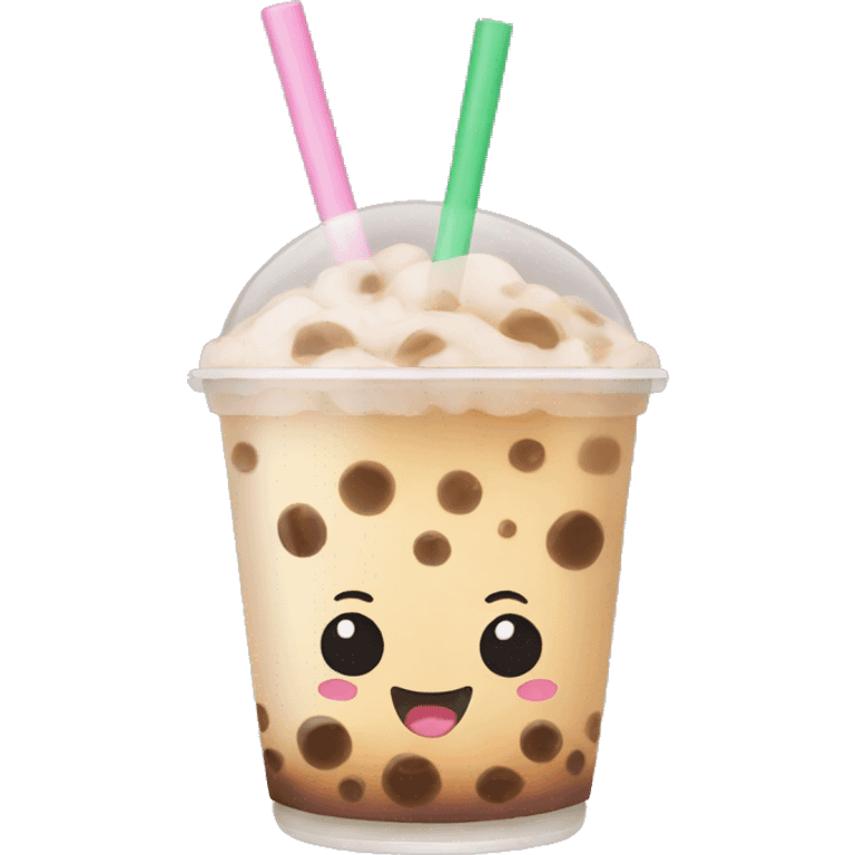 Boba tea cute emoji