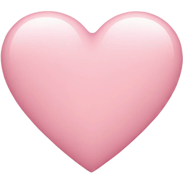 Light pink heart emoji