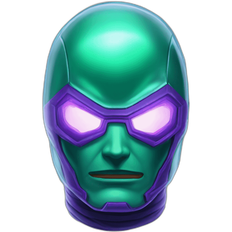 Electric bubble glass mysterio emoji