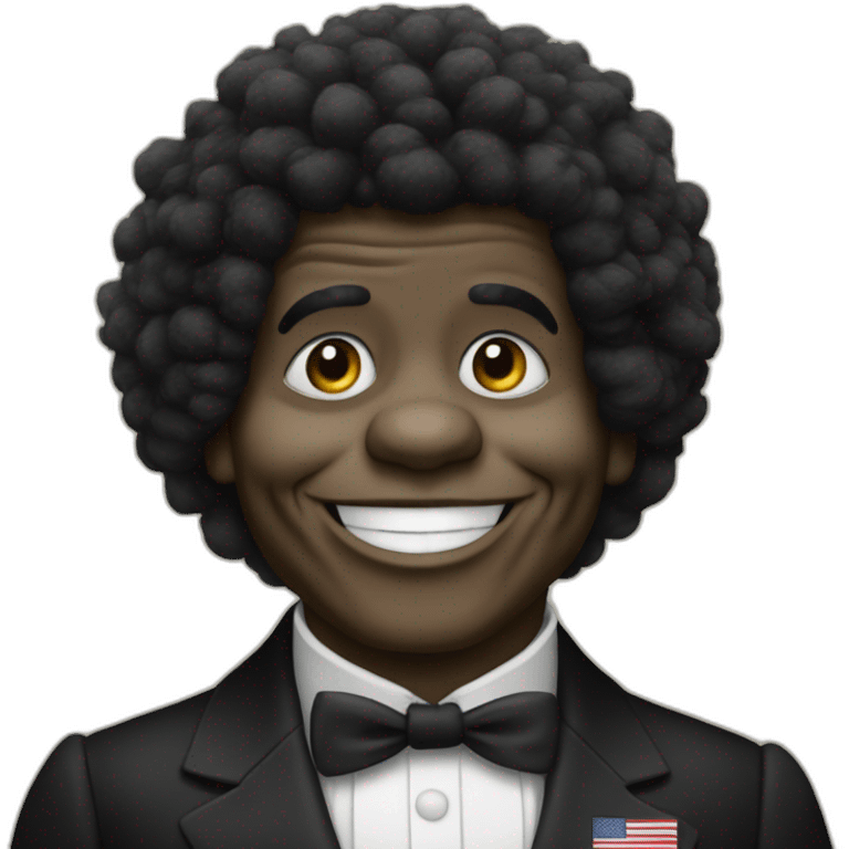 golliwog Barack Obama emoji