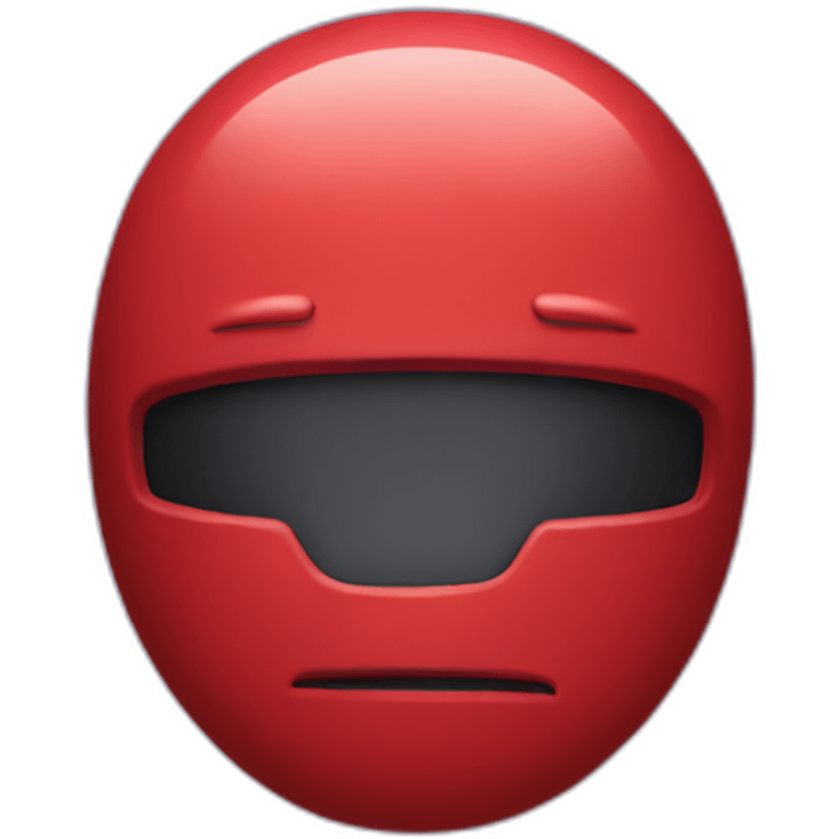 among us red character emoji