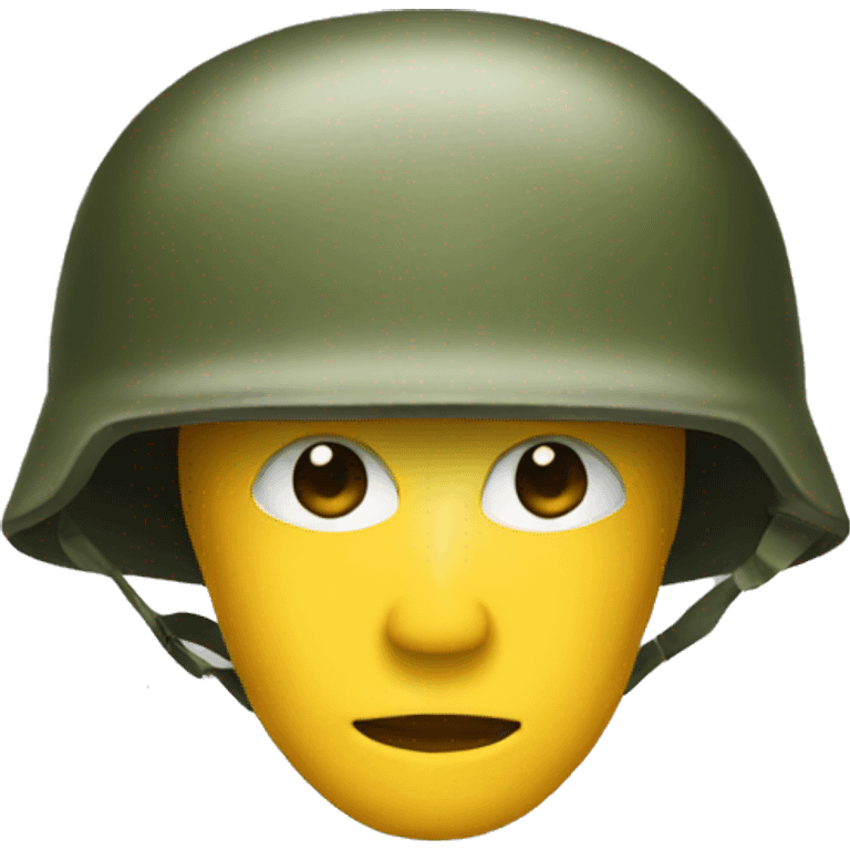 military helmet emoji