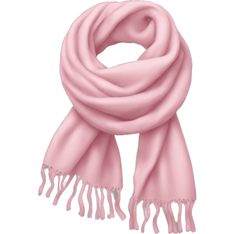 light pink scarf emoji