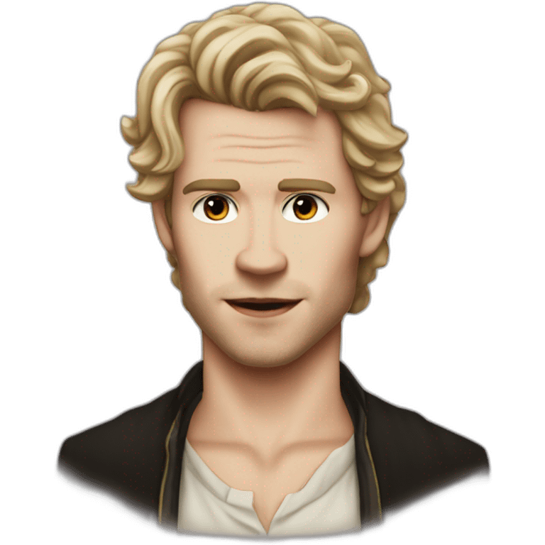 Klaus mikaelson realistic detailed emoji