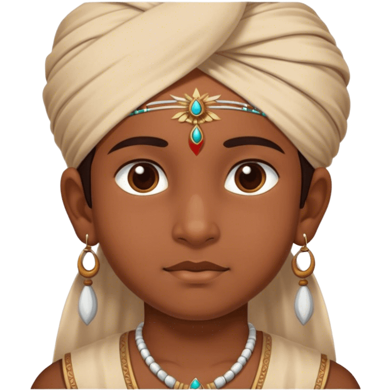 a racist image of an indian kid named rutva emoji