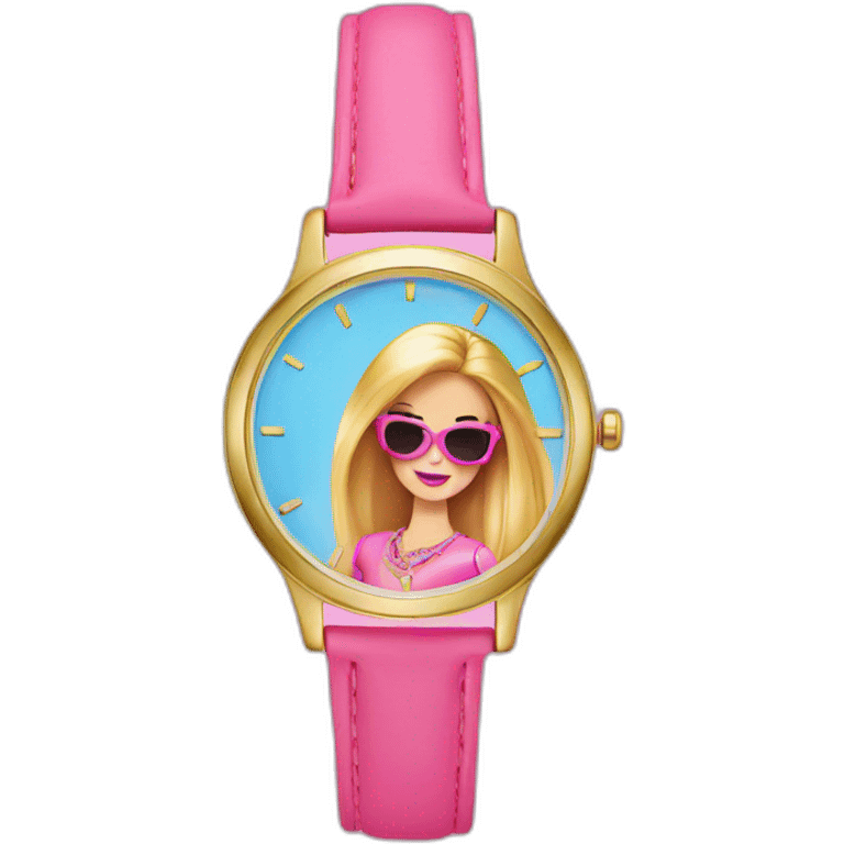 Barbie watch emoji