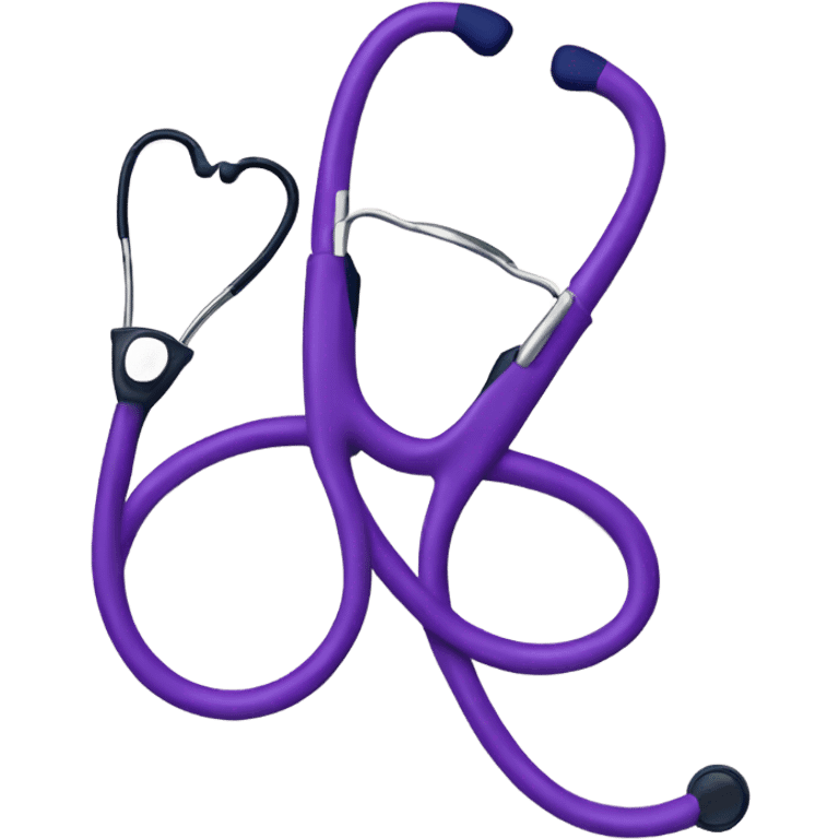 purple stethoscope emoji