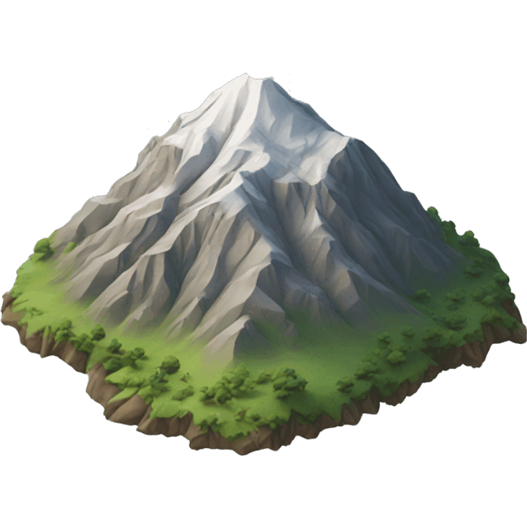 Mountain with ai  emoji