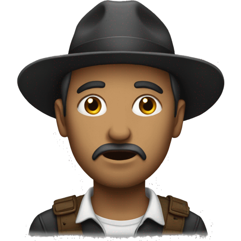 hombre silencio emoji