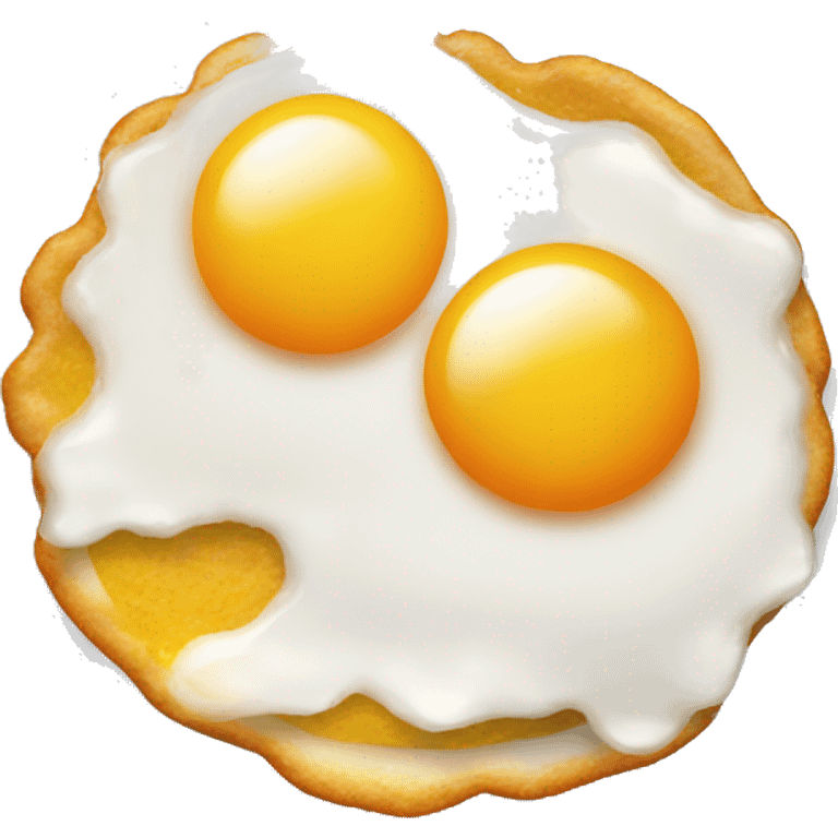 fried eggs emoji