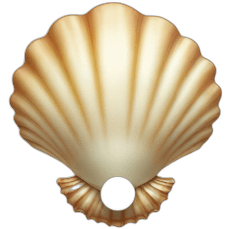 shell with a pearl emoji