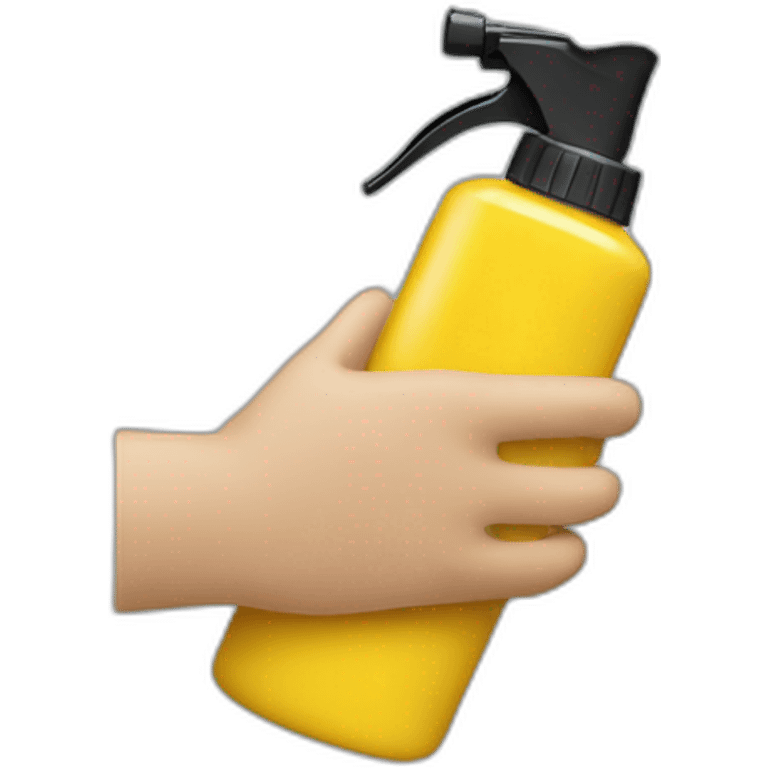 hands sprayer for window no hands emoji