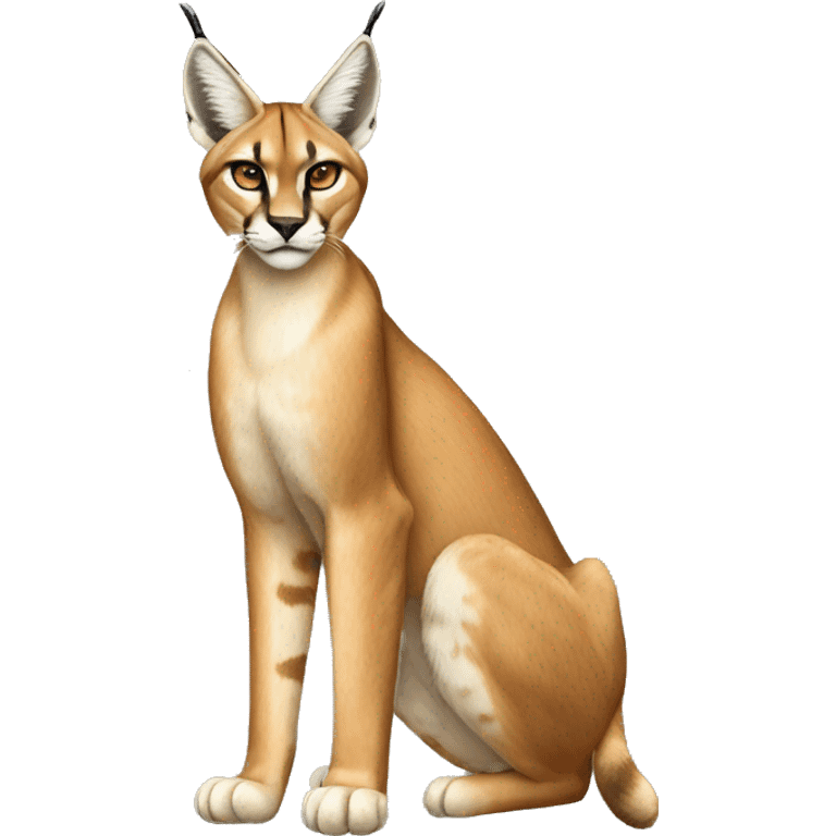 Lynx-Caracal-Serval full body emoji