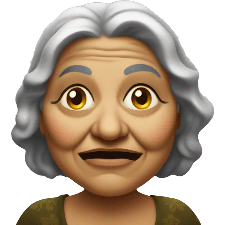 fat latina old goblin lady emoji