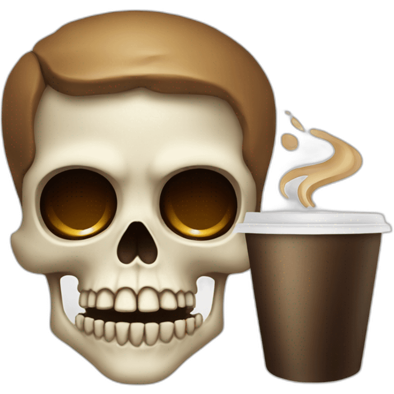 skull-with-coffee emoji