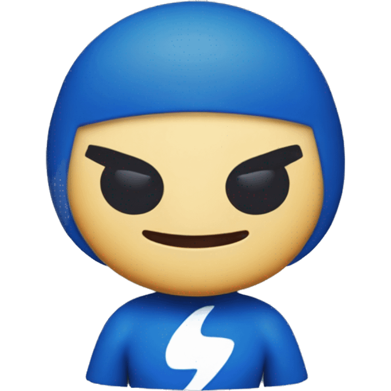 blue superhero emoji emoji