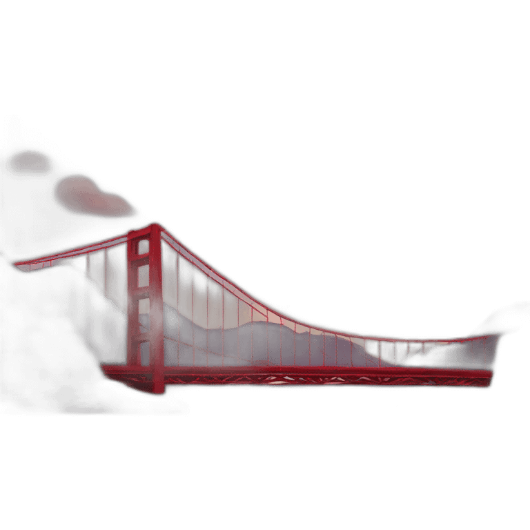 red bridge  emoji