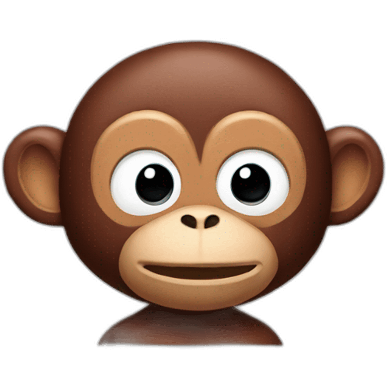 big red butt monkey emoji