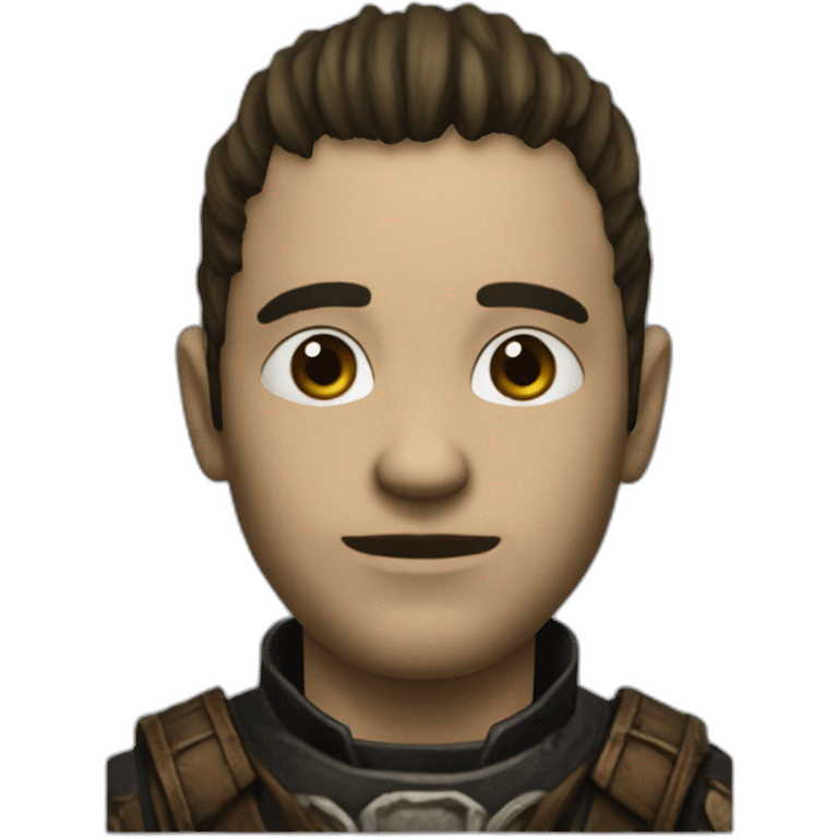 the main character (Unnamed) of the computer game Gothic 2 emoji