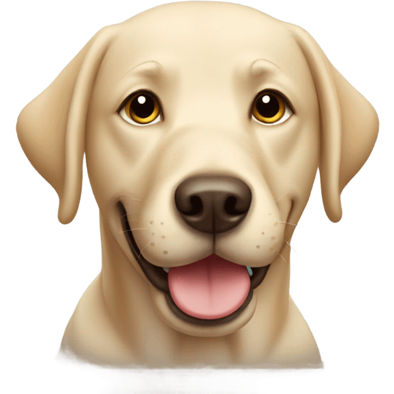 Happy Labrador emoji