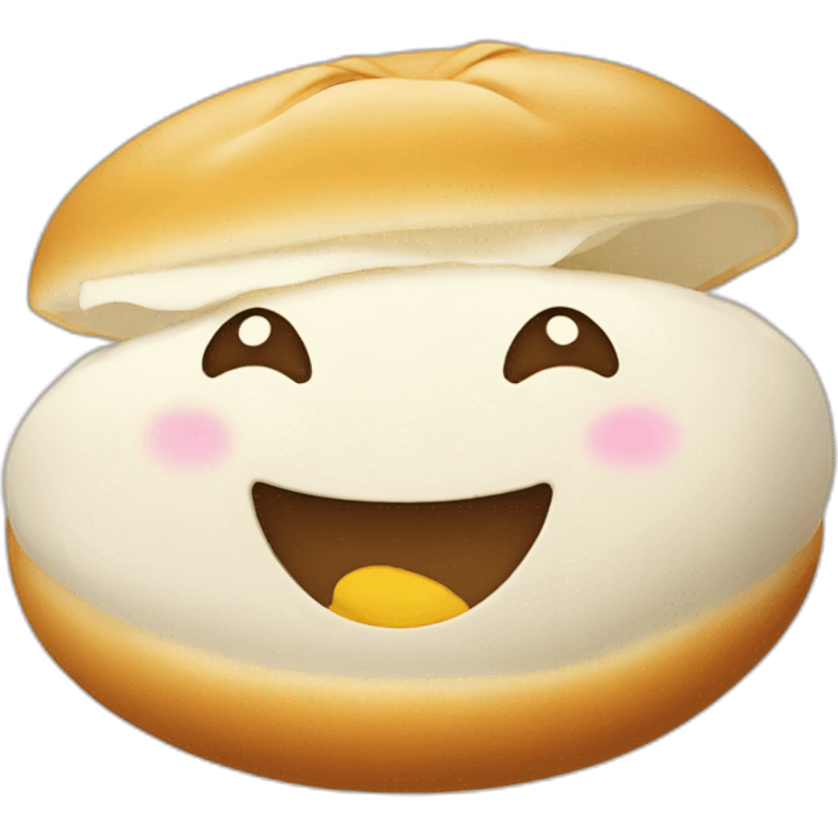 Bao food smiling emoji