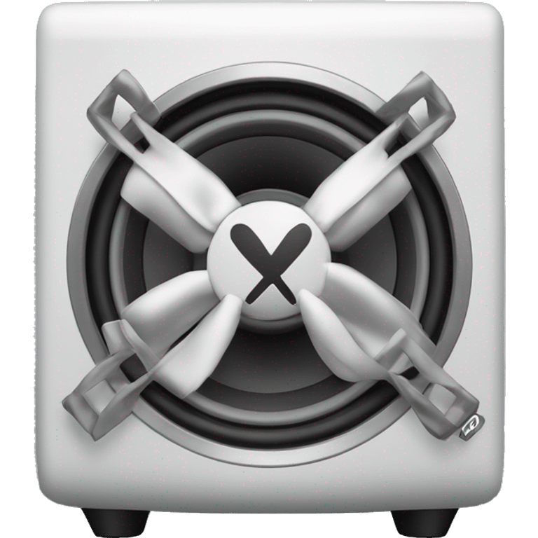 JL audio subwoofer with bow emoji