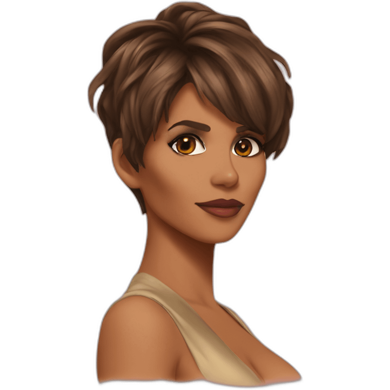 Halle berry seductive costume emoji