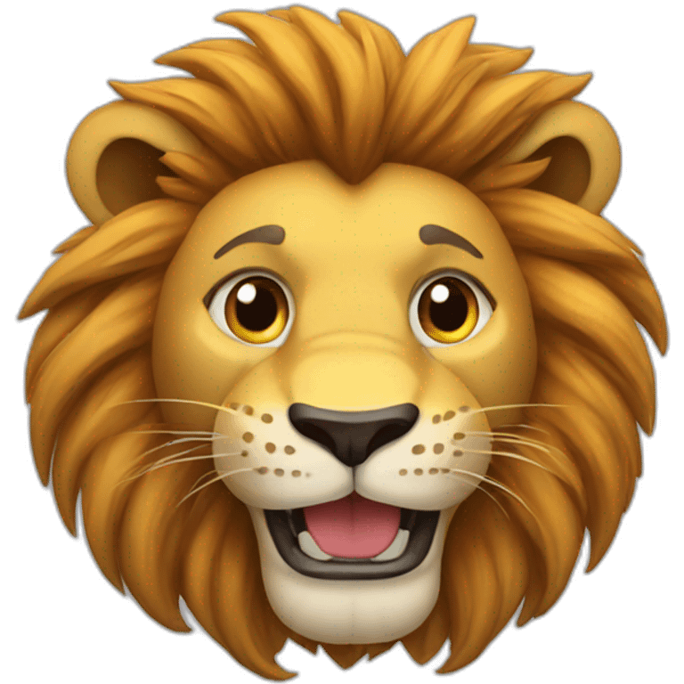 Lion thumbsup emoji