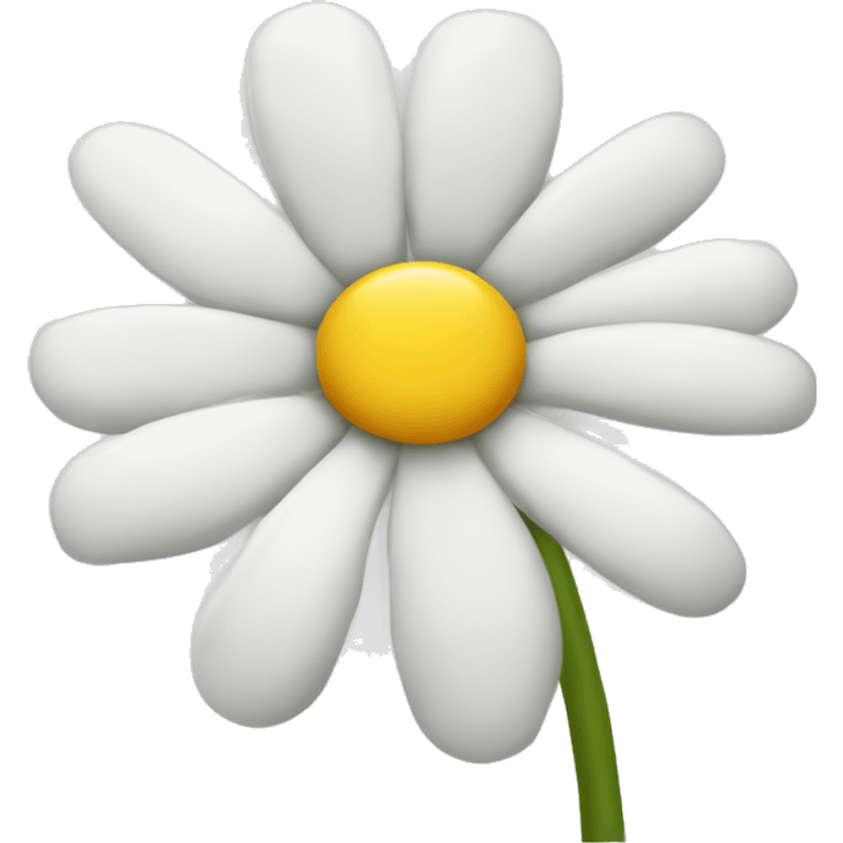 one chamomile flower emoji