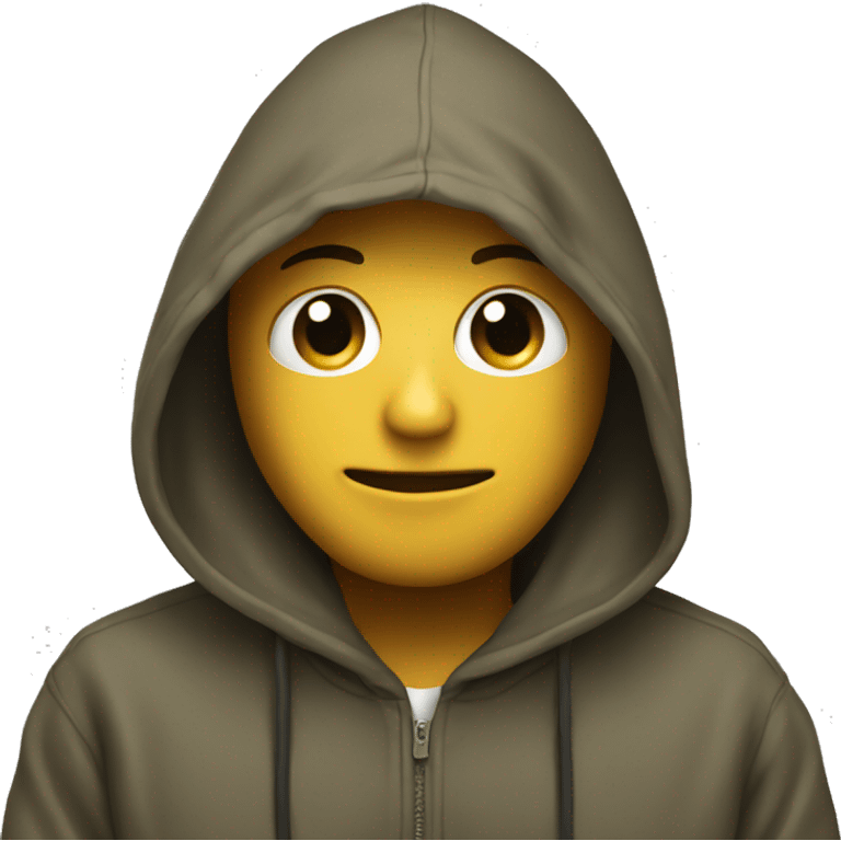 Dod wearing hoodie emoji