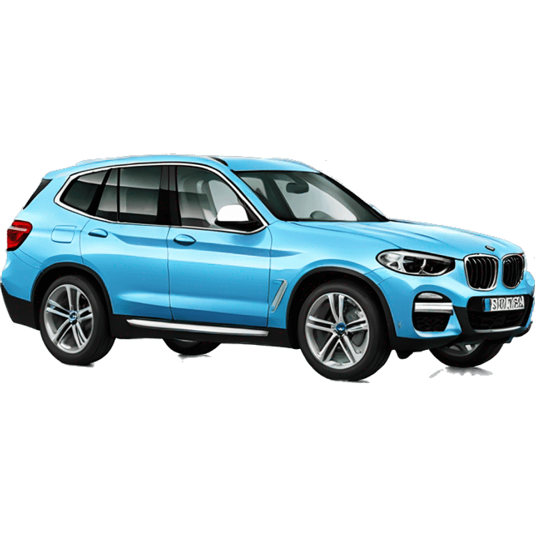 BMW X3 babyblue emoji