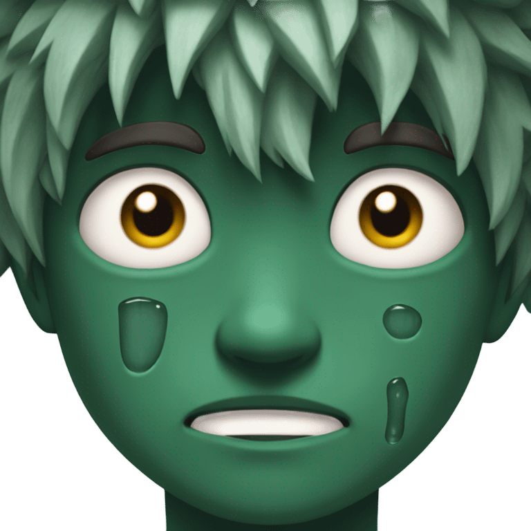 Deku crying emoji