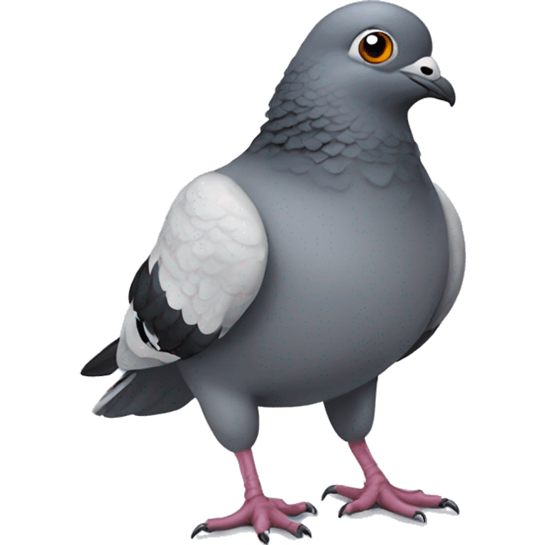 Cool pigeon emoji