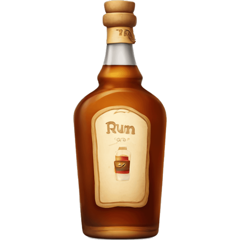 Rum bottle emoji