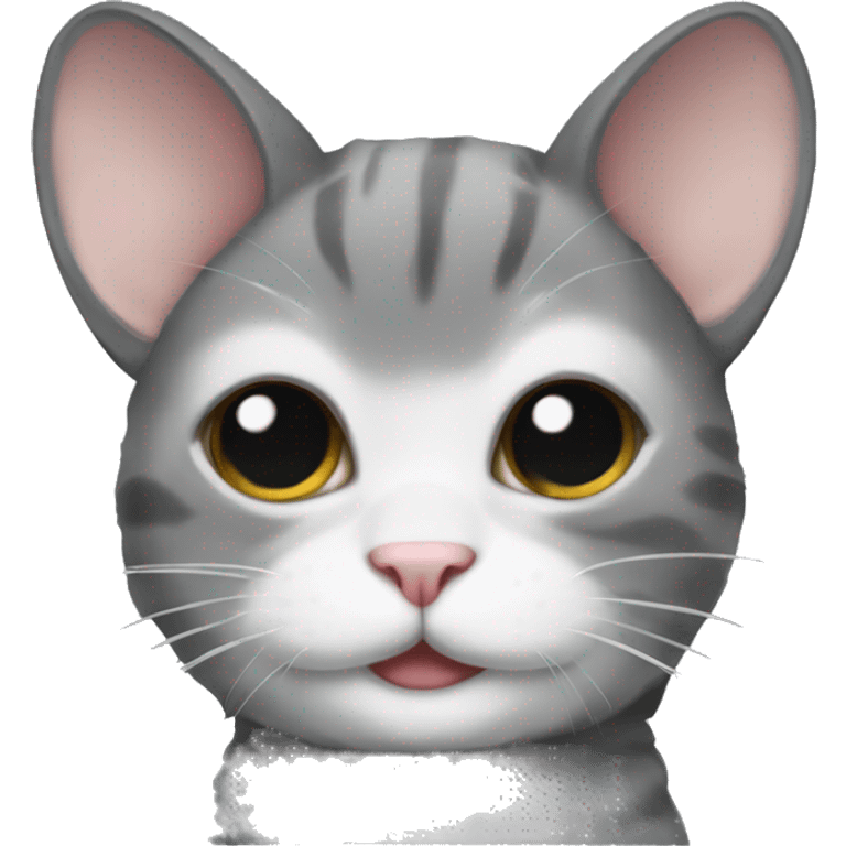 Chinchilla cat emoji