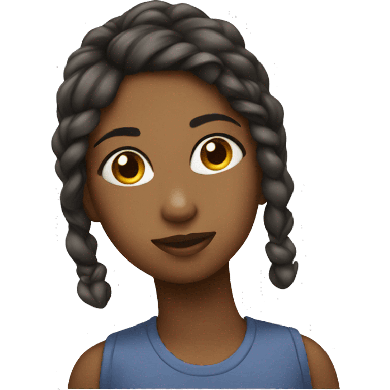 a girl with a sign tamar emoji