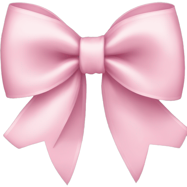 light pink ribbon bow emoji