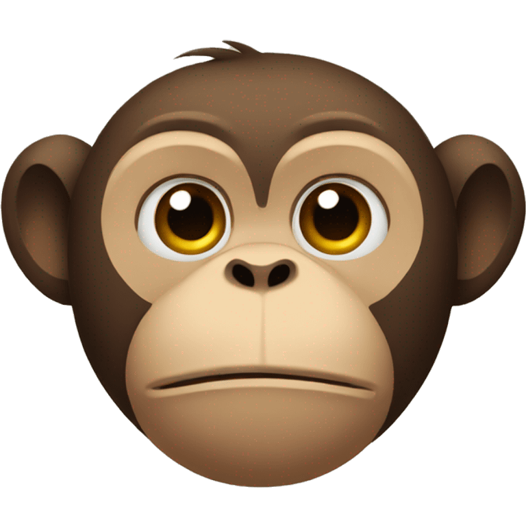 Sad monkey emoji