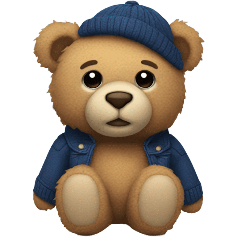 navi blue teddy emoji