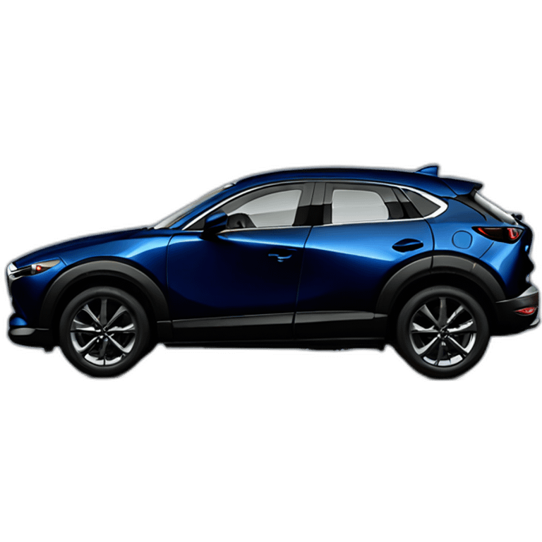 Dark Blue mazda cx30  emoji