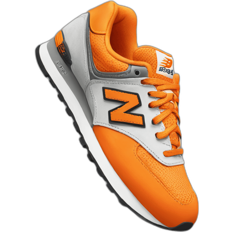 New balance orange shoe emoji