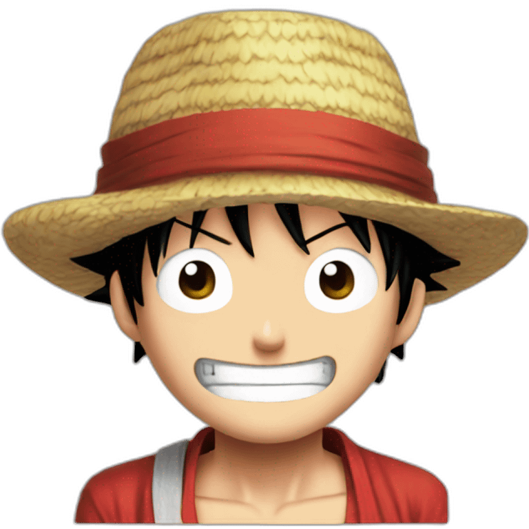 One piece Luffy emoji