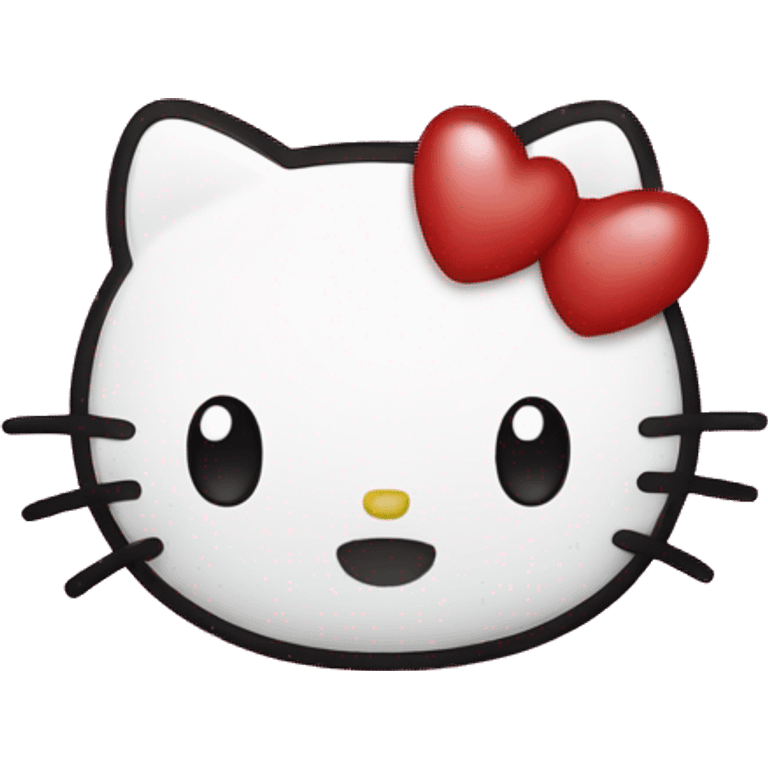 hello kitty cute heart emoji