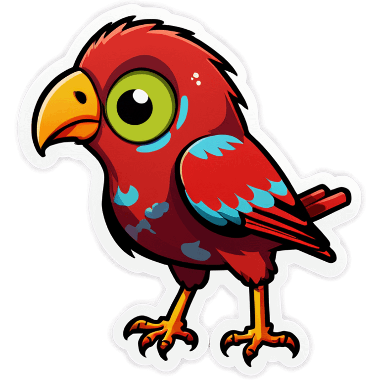 Zombie bird emoji