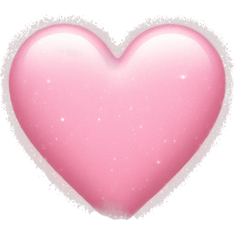 Light pink heart with sparkles  emoji