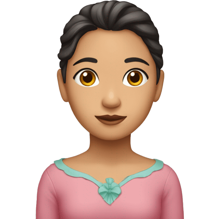 Niña morena emoji